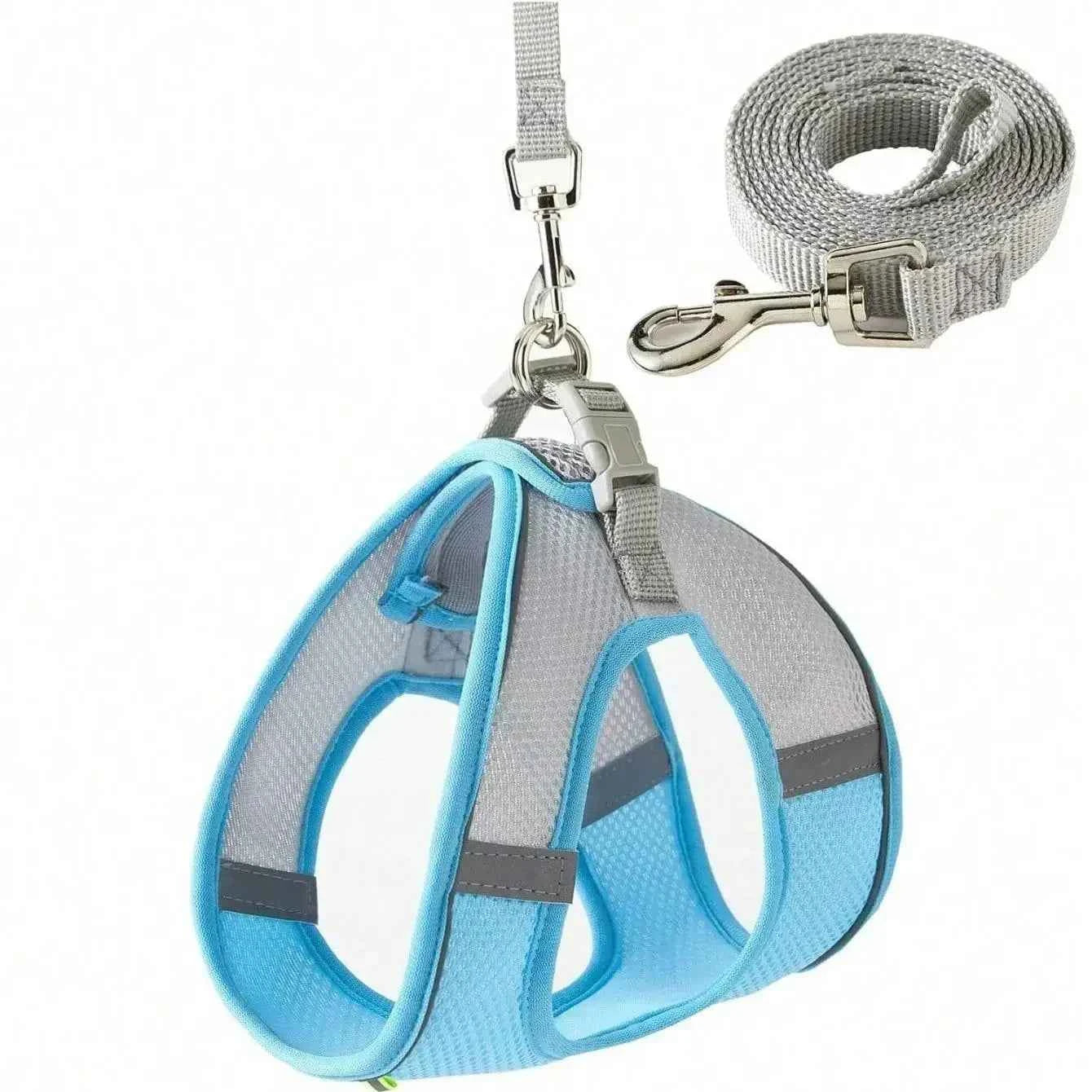 Cat Harness Adjustable Pet Harnesses Reflective Leashes Set Pet Harness for Cats Small Dogs Pug Chihuahua Cat Accessories