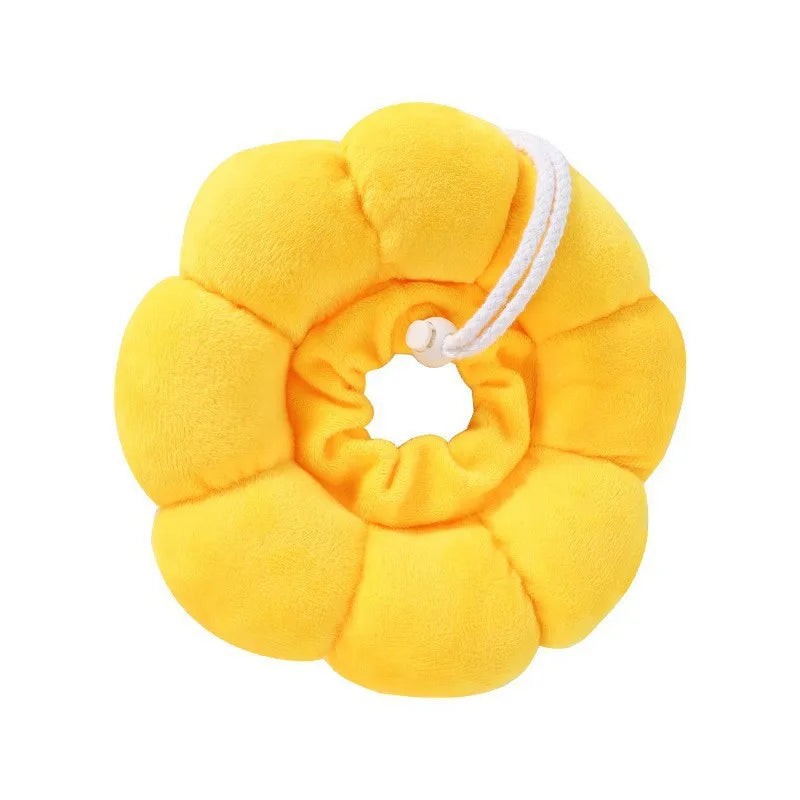 Pet Elizabethan Collar Cat Postoperative Soft Sunflower Shaped Cotton Pet Collar Cat Puppy Neck Ring Pet Spayed Soft Headgeart
