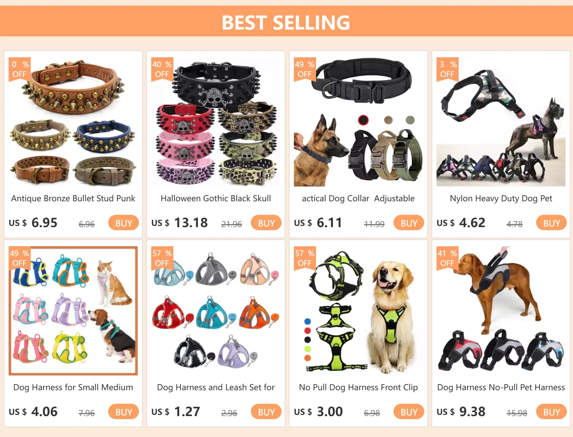 Adjustable Dog Harness Vest with Night Reflective Strip for Small Medium and Large Dogs for Outdoor Walking