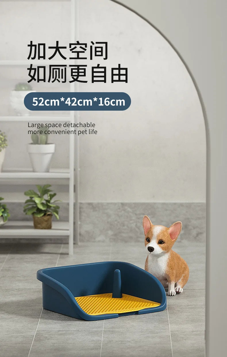 Large Size Dog Training Toilet Litter Box Pet Toilet for Dog Portable Dog Training Toilet Puppy Pad Holder Tray Indoor Dog Potty