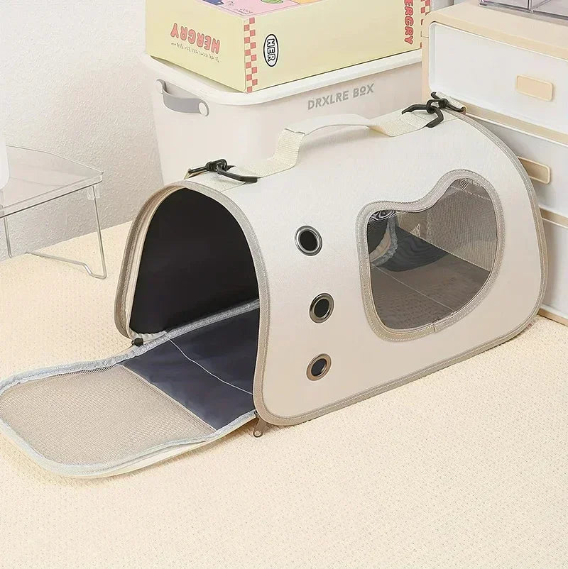 Premium Portable Foldable Breathable Pet Carrier Bag Lightweight for Small Dogs Cats Outdoor Cat Kitten Shoulder Carrying Bag - Play Paws Toys