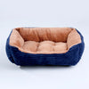 Bed for Dog Cat Pet Square Plush Kennel Medium Small Dog Sofa Bed Cushion Pet Calming Dog Bed House Pet Supplies Winter
