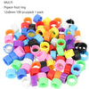 Adjustable Ratchet Foot Rings for Poultry (25/100pc)