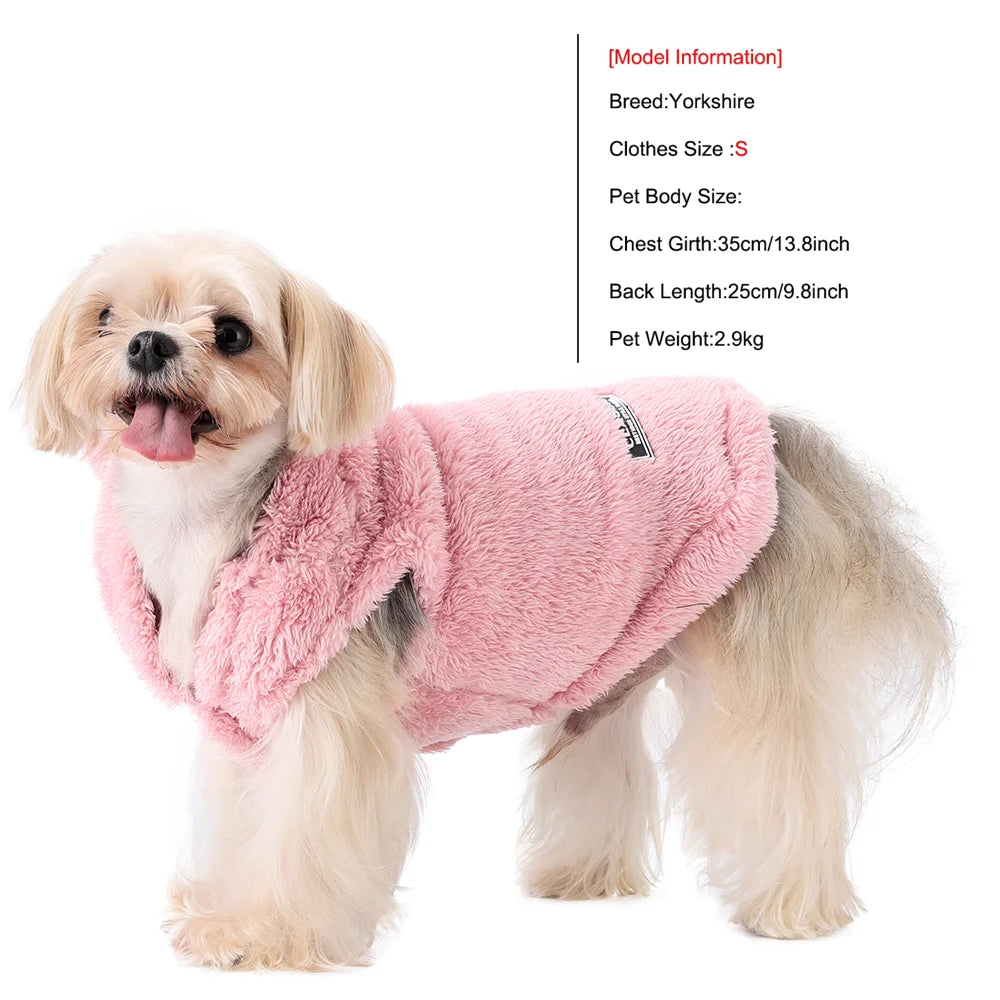 Fleece Warm Cat Costume For Winter Autumn Cute Soft Cats Clothes For Small Medium Dog Kitty Kitten Sweater Funny Pet Coat Sphynx - Play Paws Toys