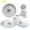 Oitabi 3PCS No Spill Cat Bowls Sets, Cat Food Bowl, Anti Whisker Fatigue Ceramic Cat Dishes Set, Shallow Wide Kitten Plates - Play Paws Toys