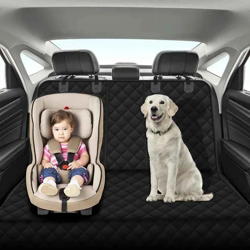 Car Dog Seat Cover for Back Seat Waterproof Auto Rear Pet Seat Protector Mat Nonslip Universal Safety Carrier For Outing Dogs