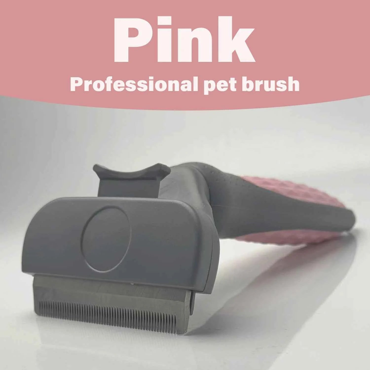 Planet Pet Grooming Brush - Double Sided Shedding and Dematting Undercoat Rake Comb for Dogs and Cats,Extra Wide, Blue