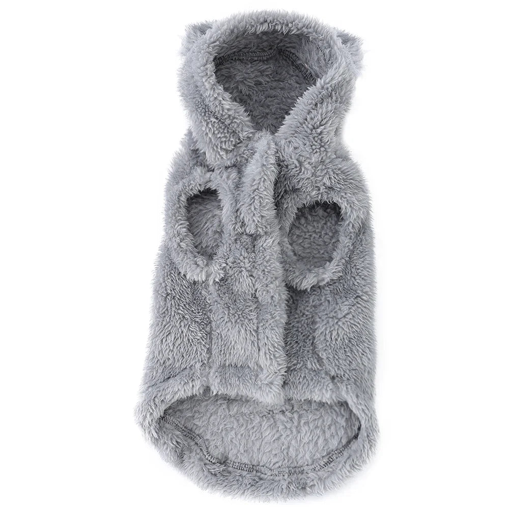 Autumn Winter Cat Clothes Soft Warm Cute Kitten Sweater Pet Fleece Costume For Small Medium Dogs Cats Kitty Sphynx Hoodies Coat - Play Paws Toys