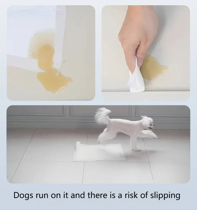 Dog Pad Holder Tray Silicon Wee Pad for Training, No Spill Pee Pad for Dogs - Easy to Clean and Store Perfect for Dog Potty Tray