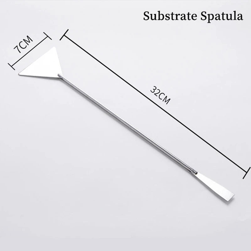 Aquarium Accessories Hard Stainless Steel Aquarium Tool Scissor Tweezers Plants Wave Scissors Fish Tank Shovels Cleaner Supplies