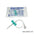 50pcs/lot Disposable Butterfly Blood Infusion Needle double wing type Blood Infusion Needle Pet Care Room Cat Dogs Animal