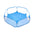 Foldable Open Pet Playpen Portable Transparent Pet Cage Yard Fence for Dog Cat Rabbit Hamster Guinea Pig Indoor Outdoor