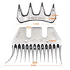 Stainless Steel Wool Scissors Sheep/goats Shears Convex Comb Cutter Shearing Clipper 4/9/13 Tooth Straight/curved Wool Blade