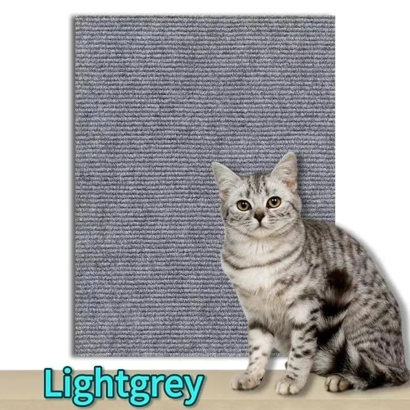 Trimmable Cat Scratching Mat Cat Scratcher Sofa Tape Scratching Post Self-adhesive Carpet Cats Scratch Board Cat Accessories