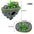 Suspended Island Fish Tank Decorative Creative Floating Stone Simulation Aquarium Decoration Ornaments Aquarium Accessories 1pcs