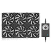 TEUCER 3000RPM 120MM Large Air Volume 220V Btc Mining Machine Workstation Cabinet Server Case Cooling System Fan with Adapter