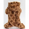 Winter & Autumn New Pet Fleece-Lined Thickened Four-Legged Clothes for Small & Medium Dogs (Teddy, Poodle) & Cats