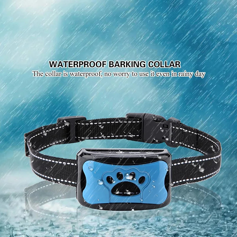 Pet Dog Anti Barking Device USB Electric Ultrasonic Dogs Training Collar Dog Stop Barking Vibration Anti Bark Collar Dropship