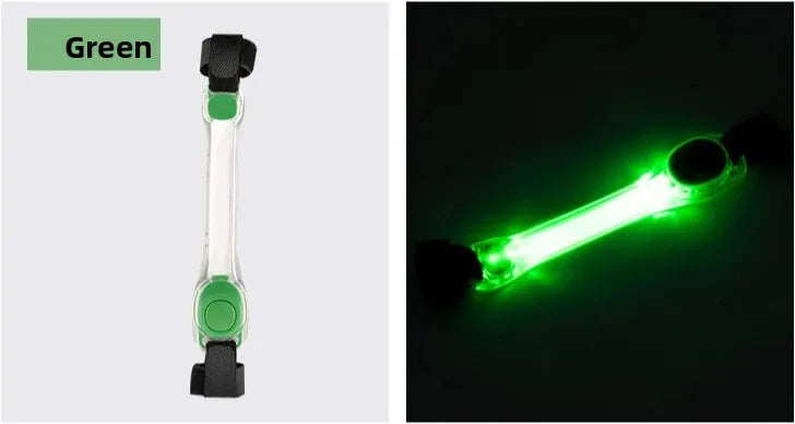 Water Resistant Dog Safety Collar with Multi Color Pendants and LED Light Strip for Night Visibility and Outdoor Use