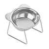Cat Bowls Tilted Neck Guard Cat Food Bowl Indoor Stainless Steel Shatter Resistant Elevated 15° Pet Bowl For Kitten Puppy
