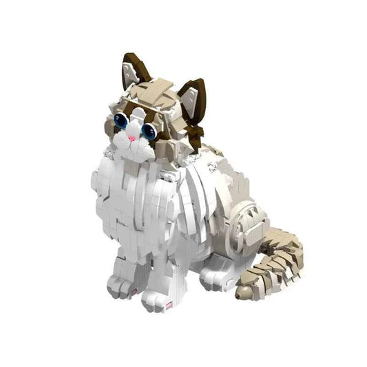 1438-Piece Jumbo Cat Building Set   Creative Animal Model Kit for Teens & Adults, Premium Collector's Gift with Color Box