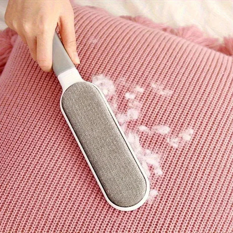 Double-Sided Pet Hair Remover, Manual Electrostatic Sticky Lint Brush, for Cat, Clothing, Sofa, Furniture, Carpet Cleaning