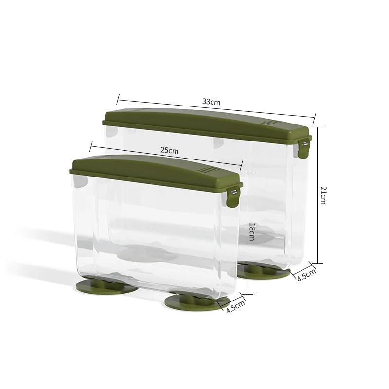 PET Aquariums Shrimp Cover Small Fish Shrimps Turtle Tank Insect Specialized Container Mini Portable Ecosystem Watertank