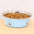 Stainless steel footprint dog bowl anti-tip non-slip cat bowl dog bowl cute cartoon pet Supplies feeding and drinking water bowl