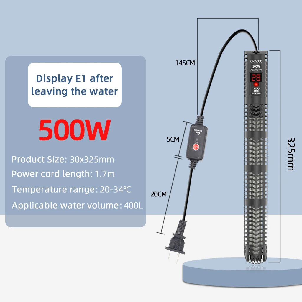 SUNSUN Digital Quartz Submersible Heater (220V, EU)
