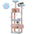 Multi-Level Cat Tree Tower with Scratching Posts&Board, Hammock, Cat Condo, Spacious Top Perch,Dangling Balls for Indoor Cats