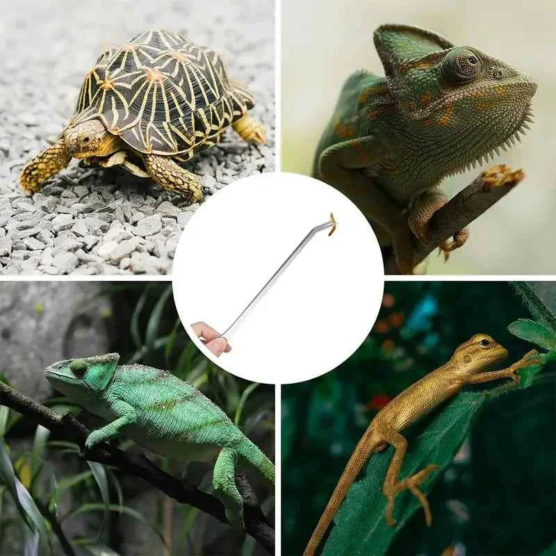 27/38/48cm Aquarium Plant Tweezers Multifuctional Stainless Steel Elbow Tweezers Fish Tank Aquascape Tools Aquarium Feeding Tong