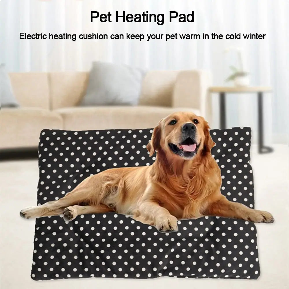 Pet Heating Pad Electric Blanket Dog And Cat Bed Mat Warming USB Blanket Washable Pad Warmer Soft Plush Winter Cat Puppy - Play Paws Toys