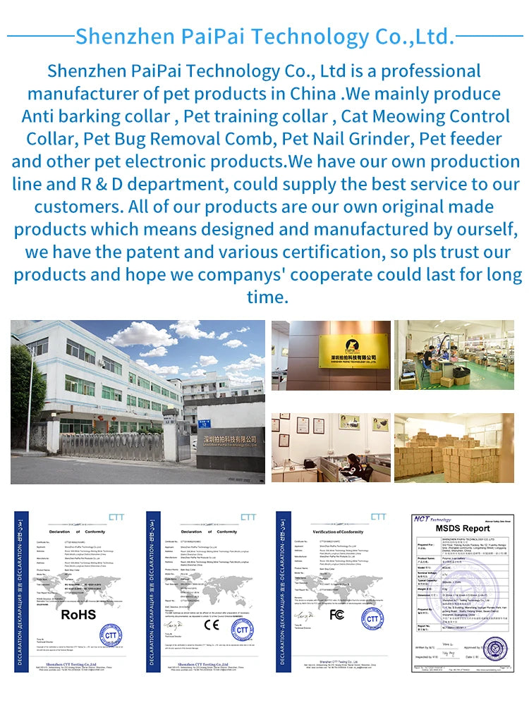 Cat Training Collar,Cat Anti Meow Collar,No Shock Bark Collar,Vibration Collar for Deaf Dogs,Beep Vibration Mode IPX7 Waterproof