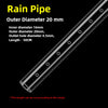 Transparent Fish Tank Water Pipe Acrylic Tube Fittings Elbow Joint Duck Bill Water Outlet Aquarium Accessries Rain Shower Outlet
