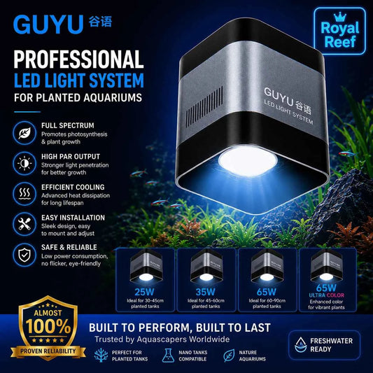 New Aquarium LED Water Grass Lamp WRGB Full Spectrum Explosive Algae Downlight for Native Stream Fish Tank 8500K 25/35/65W