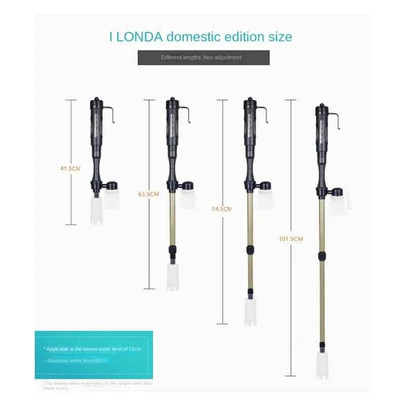 Fish tank aquarium electric battery water changer sand washer fish tank water absorber electric water pump to suck stool
