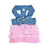 Dog Dress, Fashion Puppy Tutu Princess Dresses for Small Dogs Girl, Sweet Skirt with Dog Bowknot Clips, Spring Dog Cat Clothes