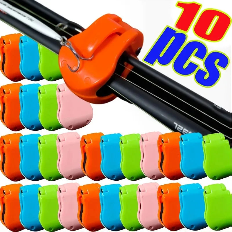 Portable Fishing Rod Tie Strap Holder Clip Pole Bundler Storage Keeper for Lure Sea Rods Travel Car Fishing Tackle Accessories