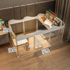 Pet dog enclosure Home House kennel Indoor small dog Teddy fence isolation door with toilet area dog cage