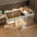 Pet dog enclosure Home House kennel Indoor small dog Teddy fence isolation door with toilet area dog cage