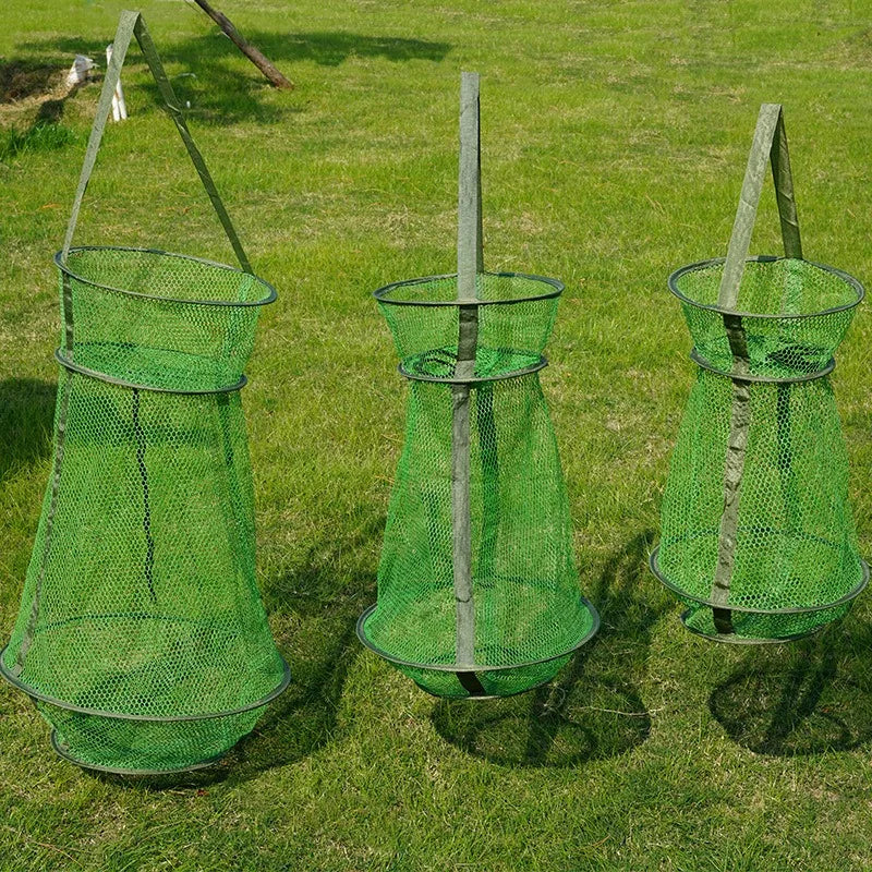 Durable Nylon Fishing Net Pocket Basket Shrimp Fish Trap /Carp /Eels Traps Fishing Net Outdoor Fishing Tackle