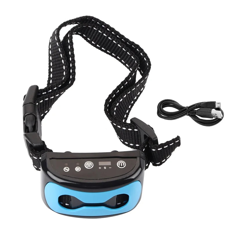 Pet Dog Anti Barking Device USB Electric Ultrasonic Dogs Training Collar Dog Stop Barking Vibration Anti Bark Collar Dropship