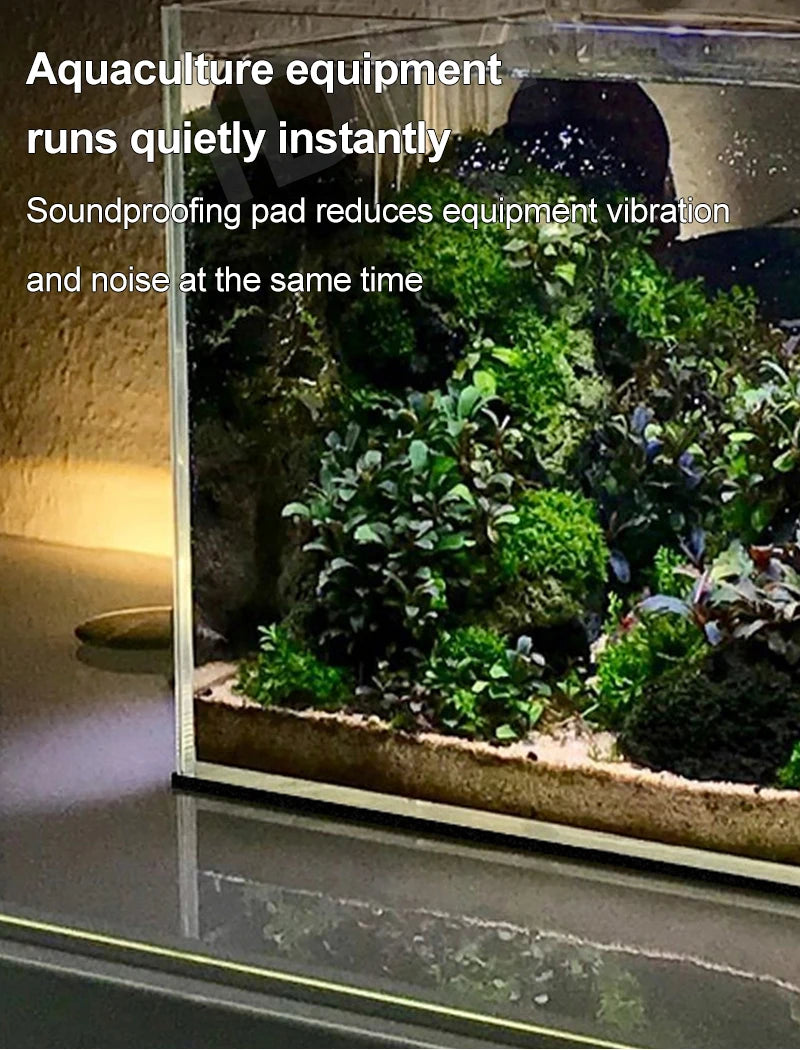 Fish Tank Mat Aquarium Anti-Slip Pad Shock-Absorbing Mute Thickened Black Mat Turtle Tank Landscaping Environmental Insulation
