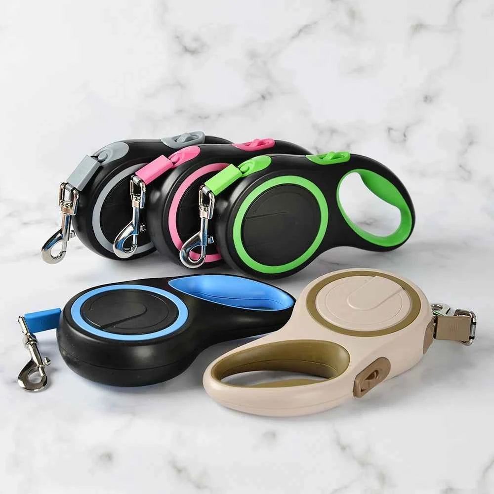 8/5m Dog Leash Strong Nylon Pets Traction Rope Extending Automatic Retractable 50kg Big Dogs Lead Walking Labrador Accessories