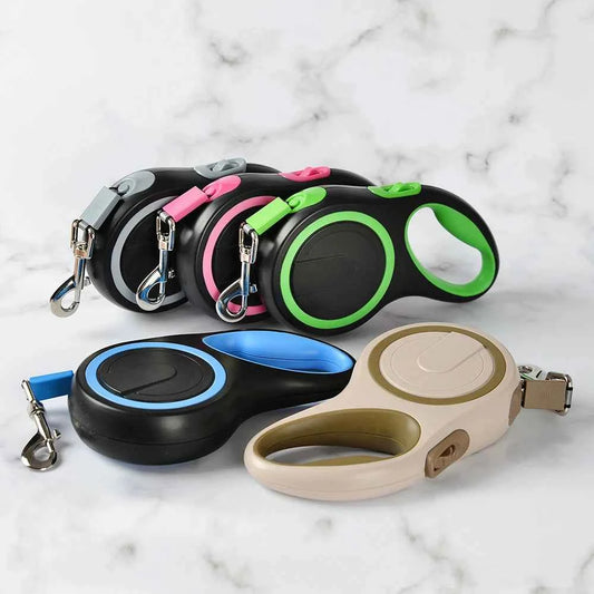 8/5m Dog Leash Strong Nylon Pets Traction Rope Extending Automatic Retractable 50kg Big Dogs Lead Walking Labrador Accessories
