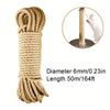33/66/164ft Natural Sisal Rope Cat Scratcher Rope Tree Scratching DIY Toy Paw Claw Furniture Protector Scratching Post