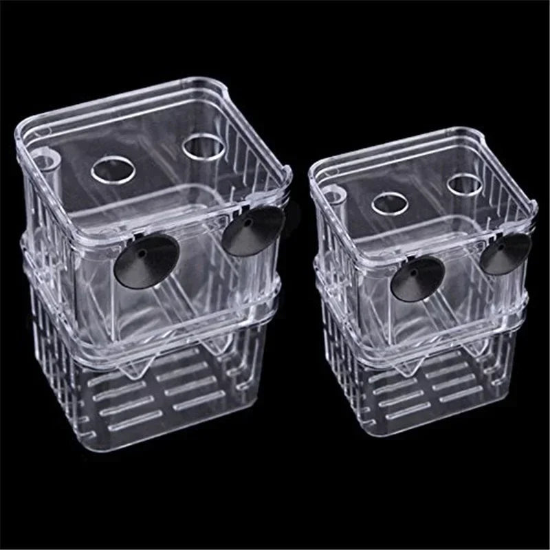 Transparent Fish Aquarium High Clear Breeding Isolation Box Pet Supplies Breeder Tank Double Guppies Hatching Incubator