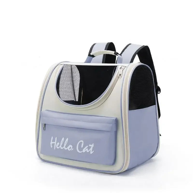 Cat Carrier Bags Windproof Outdoor Travel Backpack for Cat Small Dogs Transport Carrying Bag Cat Backpack Carriers With Cushion - Play Paws Toys