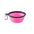 Collapsible Pet Silicone Dog Food Water Bowl Outdoor Camping Travel Portable Folding  Supplies   Dishes with Carabiner
