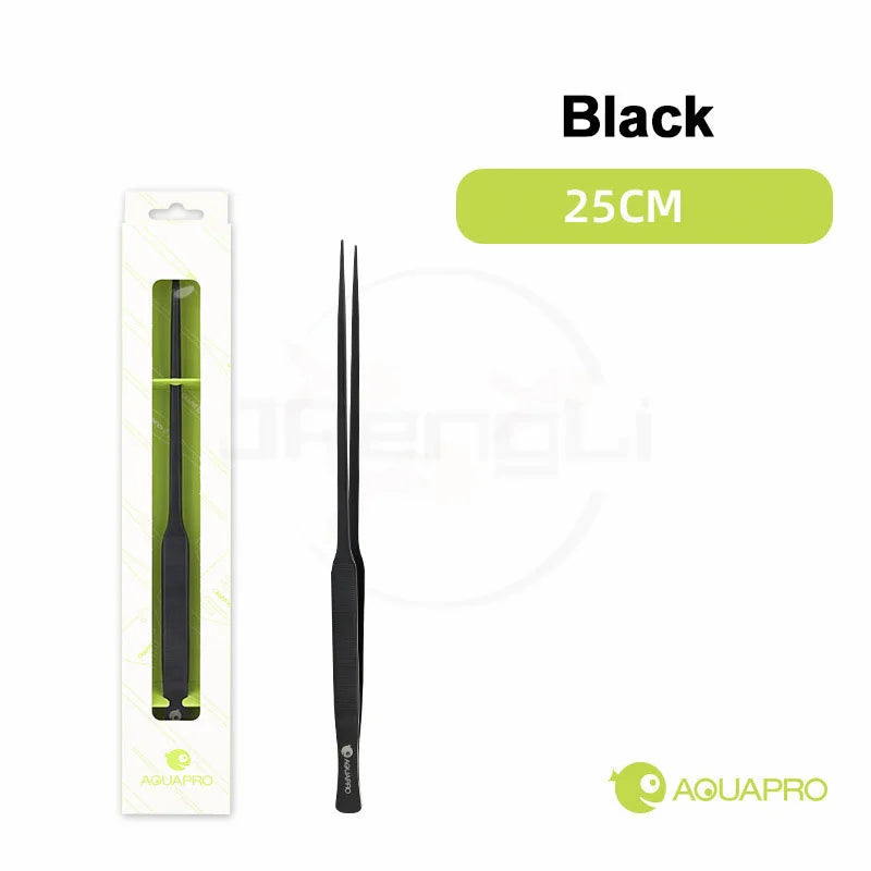 Tweezer Aquatic Aquarium Plant Stainless Steel Mirror Aquascape Straight Clip Bend Cleaning Tools Accessory Fishing ADA Quality